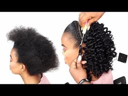 Easy Curly Crochet Braid Hairstyle for Beginners / Braid hairstyle for adorable black women