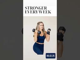 Stronger Every Week starts tomorrow !