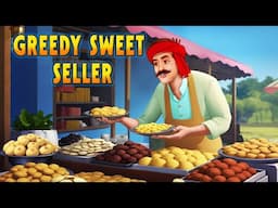 Greedy Sweet Seller | English Stories |  Learn English | English Stories | Moral Stories | Comedy