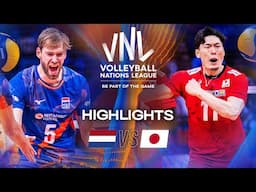 Netherlands 🇳🇱 vs. Japan 🇯🇵 - Highlights | Week 1 | Men's VNL 2025