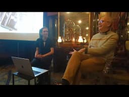 In conversation: political cartoonist and Artist-in-Residence Ella Baron with writer John O'Farrell