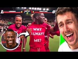 MINIMINTER REACTS TO CREATORS vs LEGENDS MATCH (Baller League UK Final)