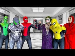 SUPERHERO's Story || Rescue YELLOW Spider-Man from JOKER TEAM !!! ( Funny, Action )