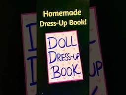 DIY Homemade Doll Dress-up Book 😲🌈 best out of waste/ easy craft ideas/ paper craft #shorts #craft