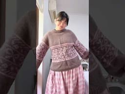 from sketch ✍️ to knitwear 🧶 #knitweardesign #knittingpattern