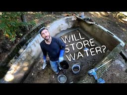 #136 Water basin repaired and mobile house DONE