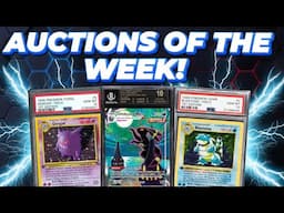 Pokemon Card Auctions Of The Week! New Record Price For Gengar!!!