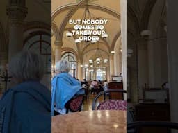 Why no one is taking your order in Vienna coffee houses! Explained!