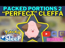 Packed Portions Sleep: "Perfect" Cleffa #pokemonsleep #shinypokemon