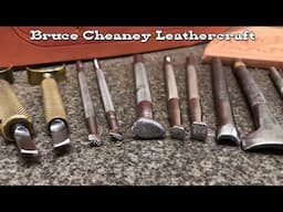 Intro leather tooling carving stamping tools for beginners