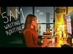 I tried my old 5AM writing routine!