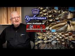 Royal Cymbals - Now Available at Fork's Drum Closet in Nashville!