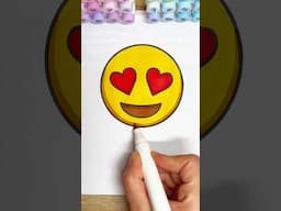 ASMR emoji colouring #asmrsounds #relaxingcoloring #coloring #art