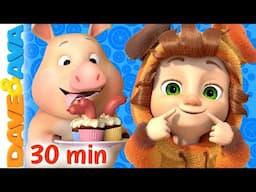 🤗 Jack Sprat and More Nursery Rhymes | Farm Animals | Baby Songs by Dave and Ava 🤗