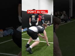 Don’t do this as a Dlineman❌🏈