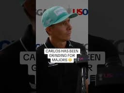 The hard work is paying off 😤 #USOpen #golf #LIVGolf