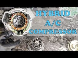 How a Hybrid A/C Compressor Works   Ford Fusion Teardown!