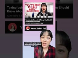 Toxicologist says sunscreens aren't safe? 😱