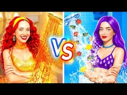 FIRE vs WATER DOLL TRANSFORMATION CHALLENGE! Who Survives?! by 123 GO!