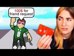 I hired a stranger to be my friend on roblox