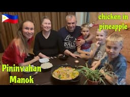 RUSSIAN MOM COOKS FILIPINO DISH!