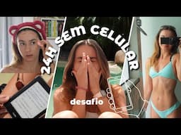 DESAFIO 24H SEM CELULAR | um domingo produtivo e de detox mental