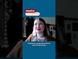 American student Jessica talks clubs and societies at #UniversityofGlasgow 💗