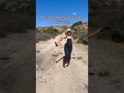 I USED A DRONE TO CREATE DRIVEWAYS ON MY 20 ACRES #land #landdevelopment #diyhome