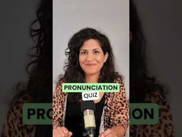 Pronunciation Quiz - guess the sound