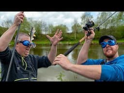 Fishing With UPSIDE DOWN Goggles! | Jamie Hughes Vs Andy May