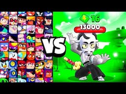 WANDERER vs ALL BRAWLERS! With 16 POWER-UPs! | Brawl Stars
