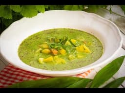 Vitaminbombe - die beste Bärlauchsuppe