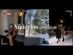 AQUARIUS SEASON | my 30th bday, cook with us, and come to the gym with me!