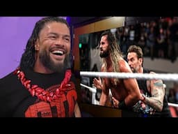Roman Reigns Laugh After CM Punk Surprise Attack Seth Rollins WWE Raw 2025 Highlights