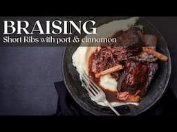 The ultimate combination for braising: port wine, cinnamon and star anise.