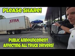 3.5 Million Truck Drivers Are Affected By This Every Night! Friendly Gus Supports Truck Parking!