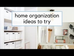20 Home Organization Ideas and Strategies to Transform Your Space