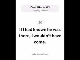 Practice Conditionals