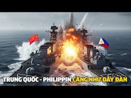 Trung Quốc tiếp tục chặn tàu tiếp tế Philippines tại bãi Cỏ Mây, căng thẳng leo thang trên Biển Đông