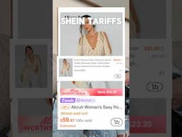 SHEIN Tariffs