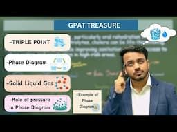 Triple Point | Phase diagram | Phase diagram example | Solid liquid gas | Phase diagram trick #GPAT
