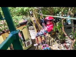 Flying Fox Zipline -Adventure.(4 years boy).SIHK Entertainment.