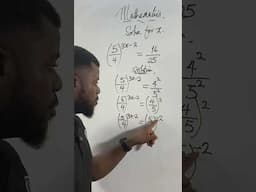 Exponent Confusion? See How I Solve This in Seconds! #shorts