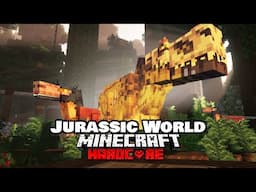 I Survived A Reborn Jurassic World in Hardcore Minecraft