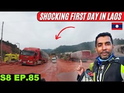 MOST Shocking Experience of this tour in Laos 🇱🇦 S8 EP 85 | Pakistan to Japan Motorcycle Tour