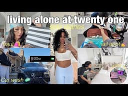 LIVING ALONE DIARIES | week in my life: shopping, cleaning, appointments | prep for spring break