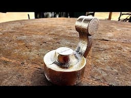 RED BRASS STEAM WHISTLE LEVER BRACKET AND A TRIP TO P.E.GUERIN