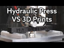 Our Hydraulic Press VS 3D Printed Parts