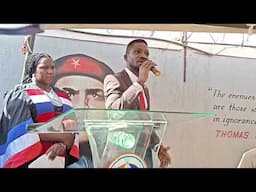 H.E. Bobiwine speaks after being re elected as Presdeint of NUP