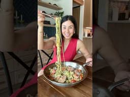 Pasta de salmón con calabacita 🍝✨